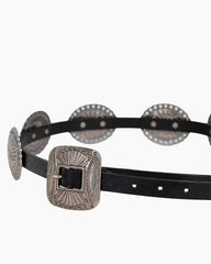 Lauren Decorative Buckles Belt