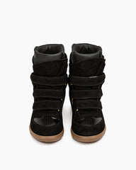 Bekett Suede and Leather High-Top Trainer