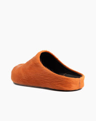 (Clean Up - US 9.5) Designer Real Fur Slides Clogs Mules Flat Luxury Slippers