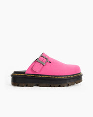 (Clean Up) Suede Casual Slingback Platform Clogs Mules