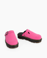 (Clean Up) Suede Casual Slingback Platform Clogs Mules