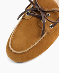 Women's Heritage Suede Boat Loafer Mules