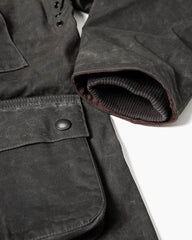 Men's Waxed Cotton Field Jacket Corduroy Collar