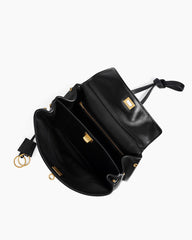 Vespera Top Handle Bag with Turn Lock Closure