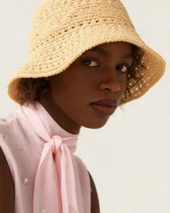 Women's Lightweight Woven Bucket Hat