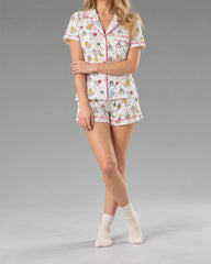 Classic Birthday Print Lounge Pajama Set