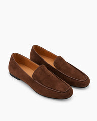 Women's Timeless Suede Minimalist Penny Loafers