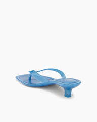 Women's Transparent Low Heel Flip-Flop Sandals