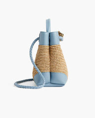 Raffia Knot Top Handle Crossbody Bags