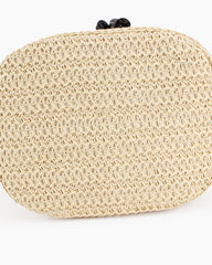 Artisan Crochet Raffia Bucket Bag