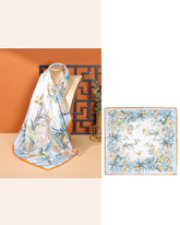 Women's Gallery Visit Artistic Landscape Silk Scarf