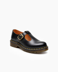 Women's Leather Mary Jane Shoes with Chunky Lug Soles
