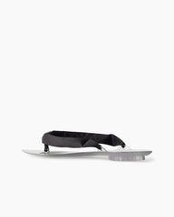 Knotted Strap Jelly Flip-Flop Sandals
