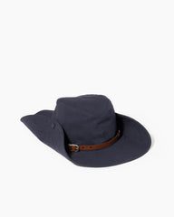 Contrast Strap Nylon Cowboy Hat
