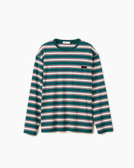 Striped Cotton Jersey Long Sleeve Tee