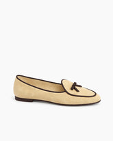 Women's Chic Suede Bow Detail Ballet Loafers