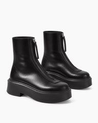 Urban-Commute-Front-Zip-Platform-Ankle-Boots-4