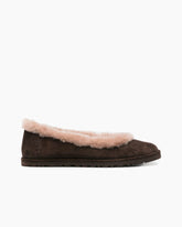(Clean Up) Women's Brown Ballet Flats - Coffee