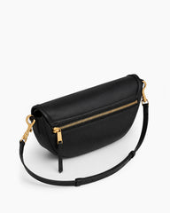 Timeless Leather Crescent Shoulder Bag