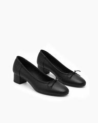 City-Stroll-Leather-Bow-Pumps-With-Block-Heels-6