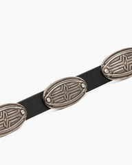 Vintage Studded Leather Concho Belt
