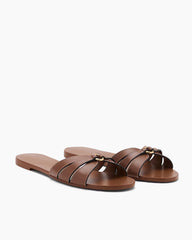 Casual Beach Slip On Flat Strap Sandal Slides