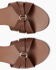 Casual Beach Slip On Flat Strap Sandal Slides