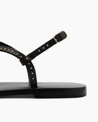 Casual Beach Studded Flat Strappy Sandal