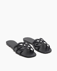 Casual Beach Day PU Slide Sandal Flats