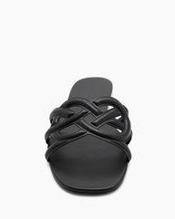 Casual Beach Day PU Slide Sandal Flats
