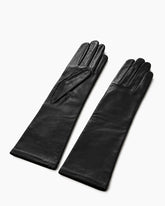 Black Lambskin Leather Gloves