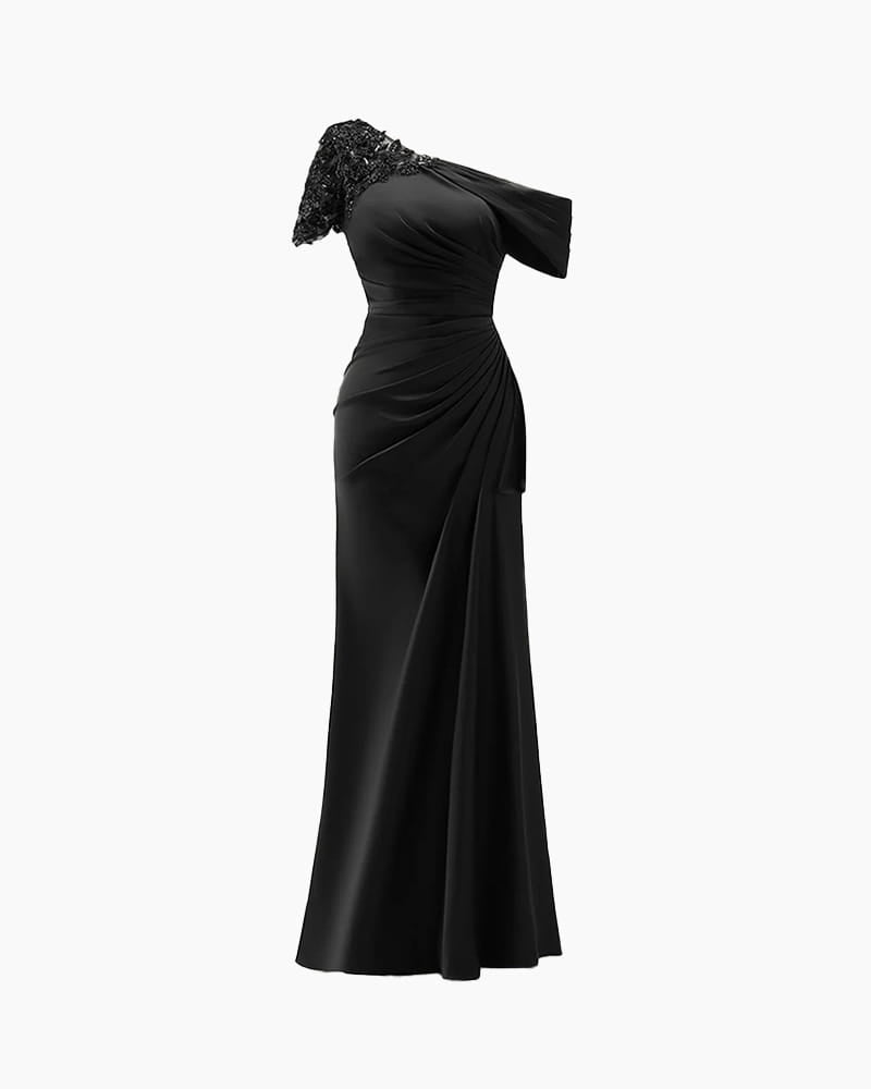 Elegant-Evening-Garden-One-Shoulder-Embellished-Gown-7