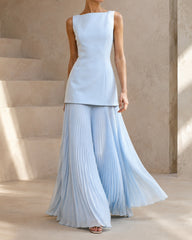 Sunlit-Soirée-Pleated-Boat-Neck-Maxi-Gown-6