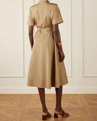 Chic-Weekday-Trench-Style-Belted-Midi-Dress-3
