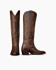 Rustic-Ranch-Tall-Leather-Western-Boots-1