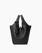 Everyday-City-Chic-Pebbled-Leather-Bucket-Handbag-3