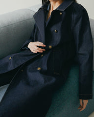 Office-Belted-Denim-Trench-Coat-With-Contrast-Stitching-2