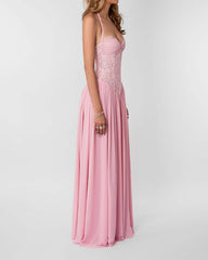 Garden-Reception-Lace-Bodice-Halter-Maxi-Dress-3