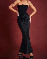 Garden-Soir¨¦e-Ivory-Strapless-Corset-Midi-Dress-1