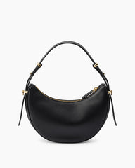 Black-Leather-Everyday-Crescent-Shoulder-Bag-3