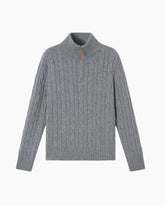 Chalet-Cashmere-Cable-Knit-Quarter-Zip-Pullover-Sweater-7