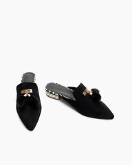 Flat Tassel Mules