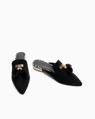 Flat Tassel Mules
