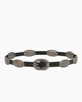 Vintage Studded Leather Concho Belt