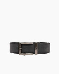 Vintage Leather Belt with Alloy Buckle