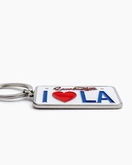 "I Love LA" Larosastyle Metal Heart Keychain