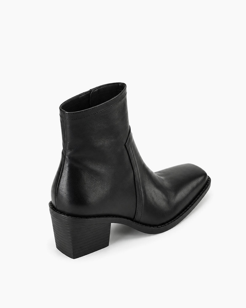 vintage-smooth-geniue-leather-ankle-boots