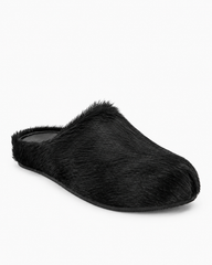 Designer Real Fur Slides Clogs Mules Flat Luxury Slippers