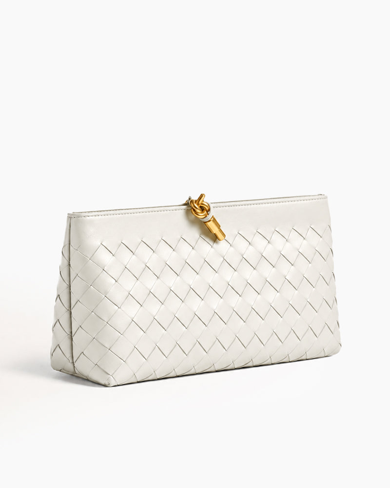 Black-Woven-Leather-Everyday-Zip-Clutch-17