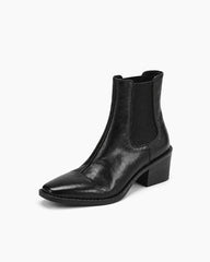 elegant-geniue-leather-chelsea-block-heel-boots